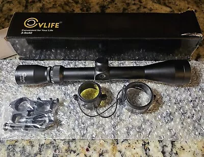 CVLIFE  3-9x40 Scope With Mounts Included. • $25