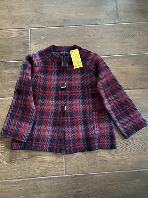 £86.82 • Buy Luisa Spanioli Jersey Jacket Blazer Sweater Wool New Size S