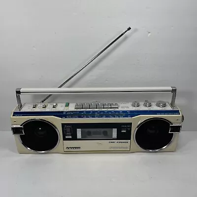 Rare Vintage Sanyo M7770K AM/MW/SW/FM Radio Cassette Player Boombox **BAD TAPE** • $59.99