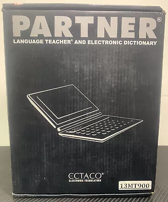 ECTACO Partner 13MT900 Deluxe Multilingual Electronic Dictionary - NEW! FAST! • $569.75