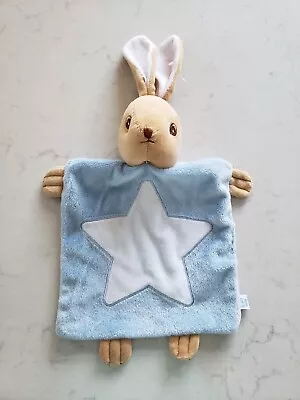  Blue Star Bunny Rabbit Comforter Soother Blankie Blanket Plush Soft Toy Kaloo • £16
