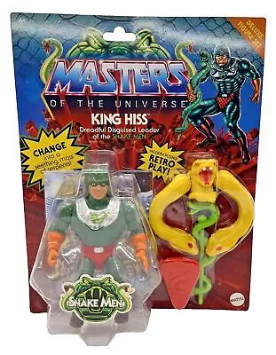 Masters Of The Universe Origins King Hiss Figure MOTU Snake Men • $89.99