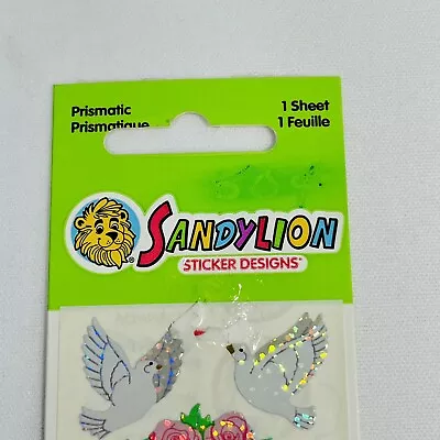 Sandylion Prismatic Stickers Doves Wedding Bells Roses New Vintage • $8.20