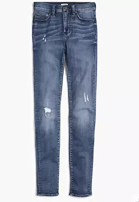 J.Crew High Rise Skinny With Distressed Details Bella Wash Size 27 • $55