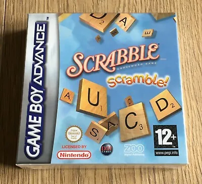 Scrabble Scramble Game Boy Advance (GBA) Game ~ Brand New & Factory Sealed • £11.99