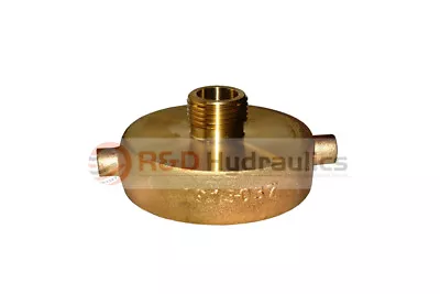 Brass Fire Hydrant Adapter 2-1/2  NST Female X 3/4 Male Garden Hose • $25.95