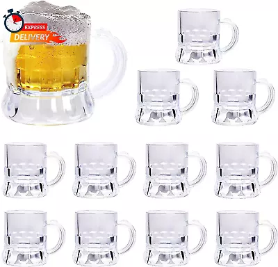 Mini Beer Mugs 1 Oz Shot Glasses Beer Glasses Plastic Beer Mug Shot Be • $14.13