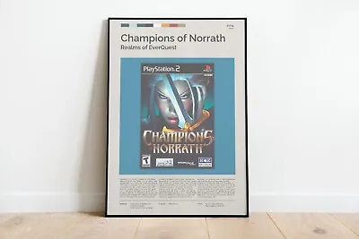 Champions Of Norrath (Box Art Style) | Video Game Poster / Print • £4.75