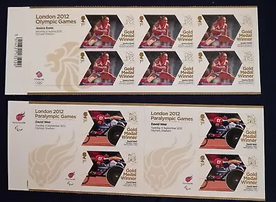 £7 • Buy London 2012 Olympic/Paralympic Games Gold Medal Jessica Ennis/David Weir
