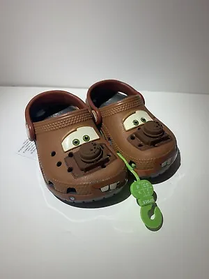 Crocs X Disney Cars “Mater” Clog TD Toddler’s - Children’s Size 6 C6 | NEW W TAG • £67.29