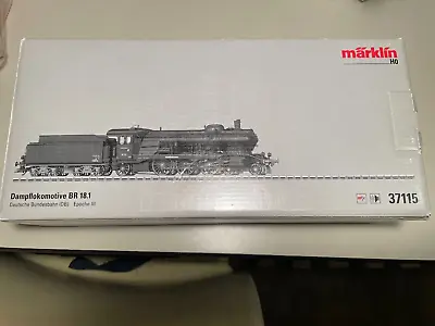 Märklin 37115 Mfx Digital Steam Locomotive Series 18.1 DB Sound Gauge H0 NIB • $399.99