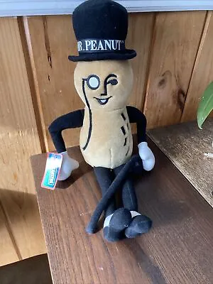 Vintage Mr Peanut 18  Tall Plush Stuffed W/cane And Top Hat New With Tags • $24