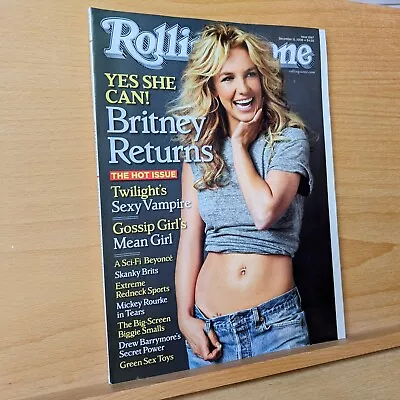 Rolling Stone Magazine Issue 1067 December 11 2008 Britney Spears • $14.95