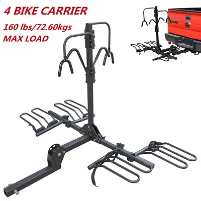 4 Bike Bicycle Platform Car Carrier Rack Hitch Mount For 2“ Receiver CargoMaster • $303.99