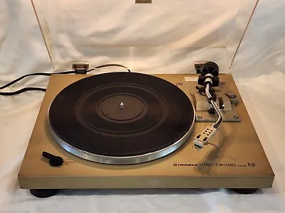 Pioneer Model PL-512 Turntable Record Player W/ Realistic Shure R47 Stylus • $188.88