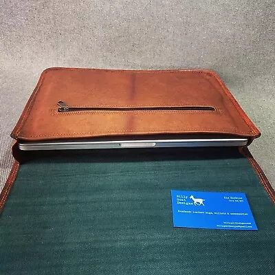 Leather Laptop Sleeve 13  MacBook LSZ13 Handmade Document • $48.93