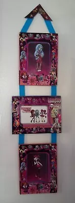 MONSTER HIGH - Hanging Picture Frames - Rare Photo Holder Trio • $42