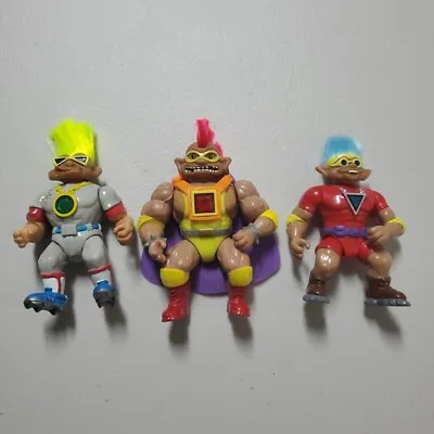 1992 Ace Novelty STONE PROTECTORS Lot Of 3 Figures • $19.95