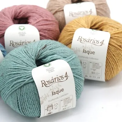 Organic Wool And Yak Wool Knitting Yarn Rosarios4 Iaque Soft Wool 50 G - 200 M • $9.70