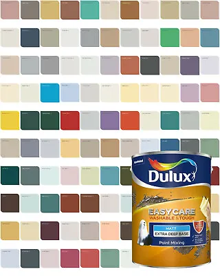 £54.99 • Buy Dulux Easycare Washable Matt Emulsion 5L 230 Colours To Choose (tinted To Order)