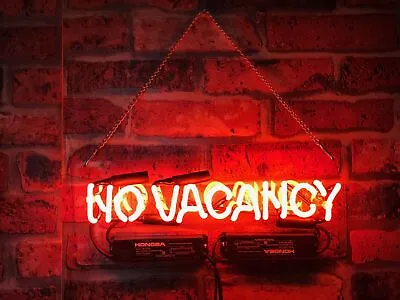 $94.49 • Buy No Vacancy With Switch On/off For NO Acrylic 14  Neon Light Sign Lamp Wall Decor