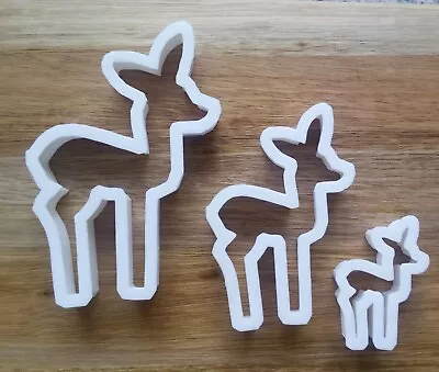 £4.19 • Buy Deer Reindeer Cookie Cutter Biscuit Dough Pastry Fondant Christmas AL65-67