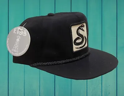 Vintage Rattlesnake Snapback | Flat Bill | Rope Hat • $29.99