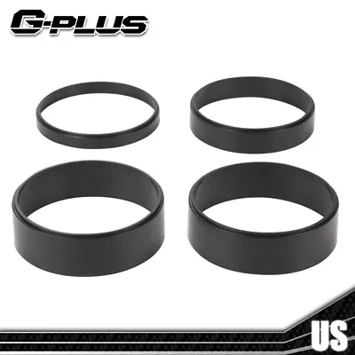 1/2  1-1/2  1  2  Air Cleaner Spacer Riser 5 1/8  Carburetor Carb 4pcs Black • $8.63