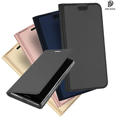 $14.99 • Buy DUX DUCIS Flip Luxury PU Leather Wallet Card Slot Case Cover For Xperia XZ 2