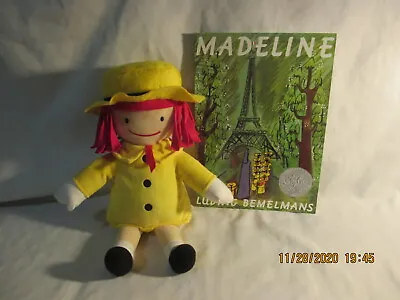 Kohl's Madeline Doll Plush Stuffed 14  & Paperback Book Madeline Lot Of 2 • $14