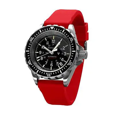 Marathon 20mm 2 Pc. Red Dive Strap Made In Italy: New W 2 Steel Spring Bars • $101.82