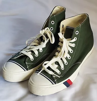 Pro Keds Royal Green White Hi Top Casual Sneaker PK66702 Size 9.5 • $39.99