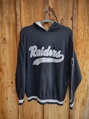 NFL: Las Vegas Raiders: Vintage Starter Hoodie: Large • $79