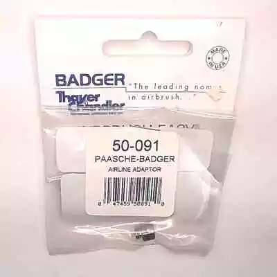 Badger Airbrush: Paasche Airbrush-Badger Hose Adapter • $7
