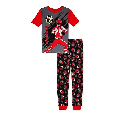 $22.99 • Buy Power Rangers Boys' Short Sleeve Cotton Pajama Set Size 8 Or 10 NWT