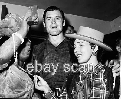 Clint Walker Of Cheyenne At Party Candid   8x10 Photo  73 • $14.99