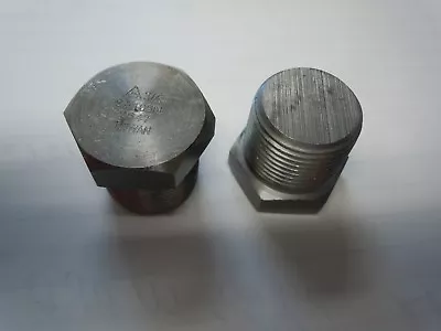 New Lot Of 2  S/s Stainless Steel Male Pipe Plug 3/4 Npt Threaded Sa105n • $4