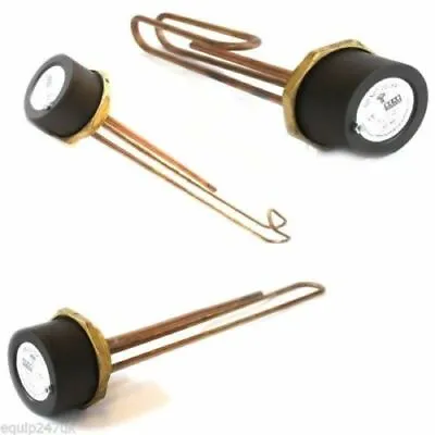 Copper Immersion Cylinder Heater Element 11  14  18  23  27  30  36” Tesla  • £23.49