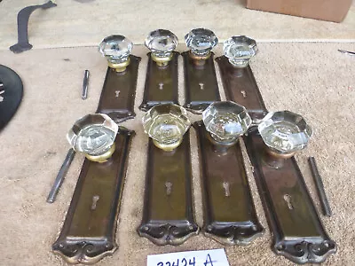 Vintage Antique 16 Pc Victorian/Deco Door Hardware Set 32424 A • $425