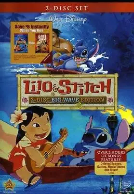 Lilo & Stitch (Two-Disc Big Wave Edition) - DVD - VERY GOOD • $8.44