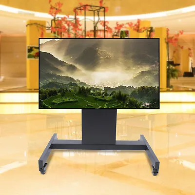 Portable Mobile Rolling TV Stand Mobile TV Stand Rolling TV Cart For 32  -65  TV • $84.01