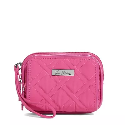 Vera Bradley On The Square Wristlet Crossbody Color Fuchsia • $35