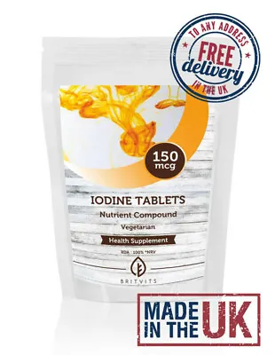 Iodine Potassium 150mcg Tablets GB • £4.03