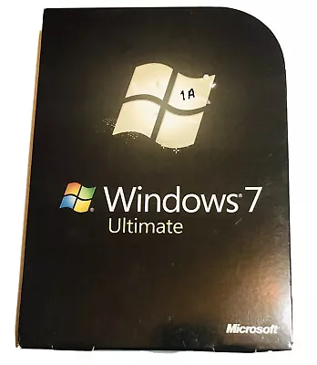 Microsoft Windows 7 Ultimate 32 Bit And 64 Bit DVDs MS WIN Full Retail Box Vers. • $59.99