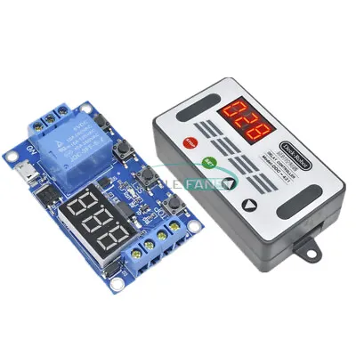 5V Automation Delay Timer Controller LED Switch Relay Module Display Micro USB • $3.61