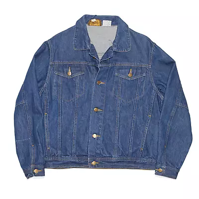 Vintage Womens 90s Blue Regular Denim Jacket M • £19.99