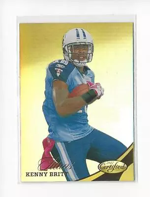 2012 Certified Mirror Gold #43 Kenny Britt Titans /25  • $1.99