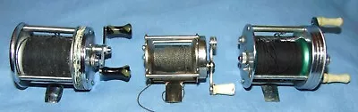 3 Vintage Fishing Reels-1922 Shakespeare Wondereel HB-Barney+Berry-Ocean City-NR • $5