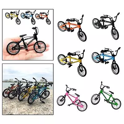 Mini Bicycle Model For Kids Boys Miniature Finger Bikes Toys Mountain Bike Model • £5.82