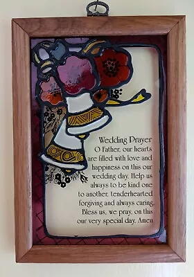 Wedding Prayer For Marriage Wedding Gift Blessing Newlywed Couple  Bells Plaque • $10.75